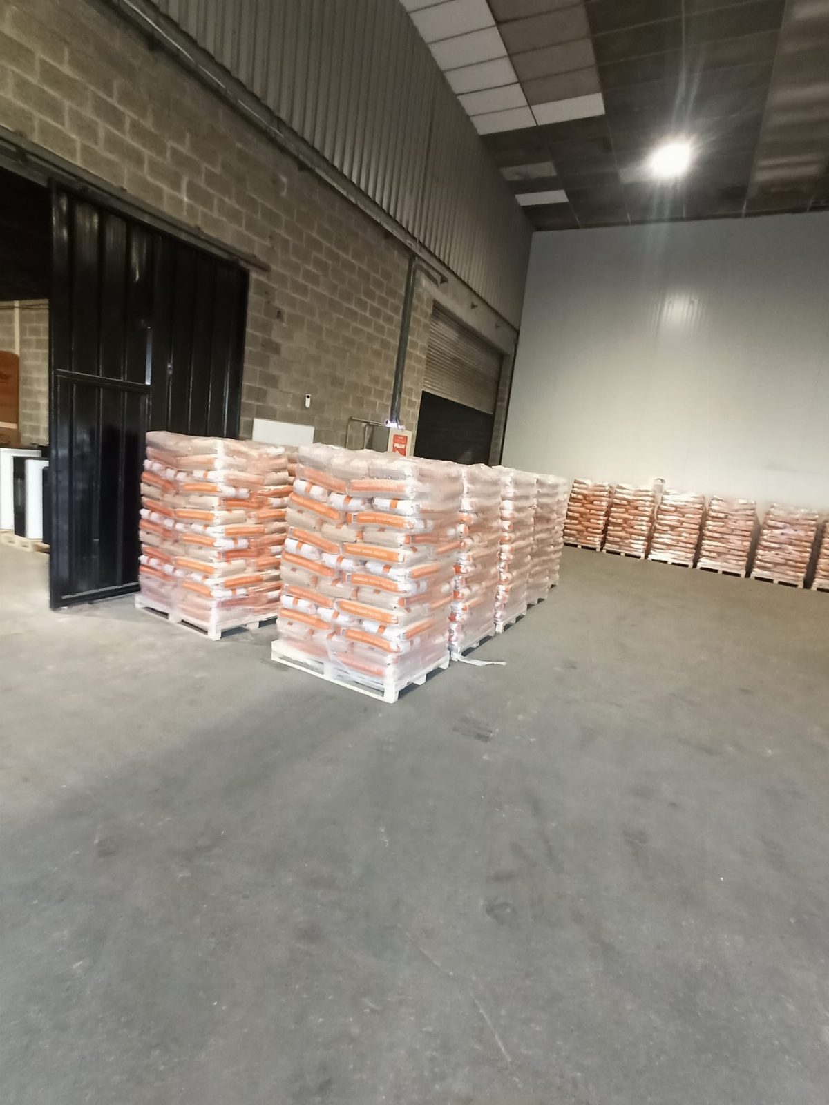 Le hall de stockage